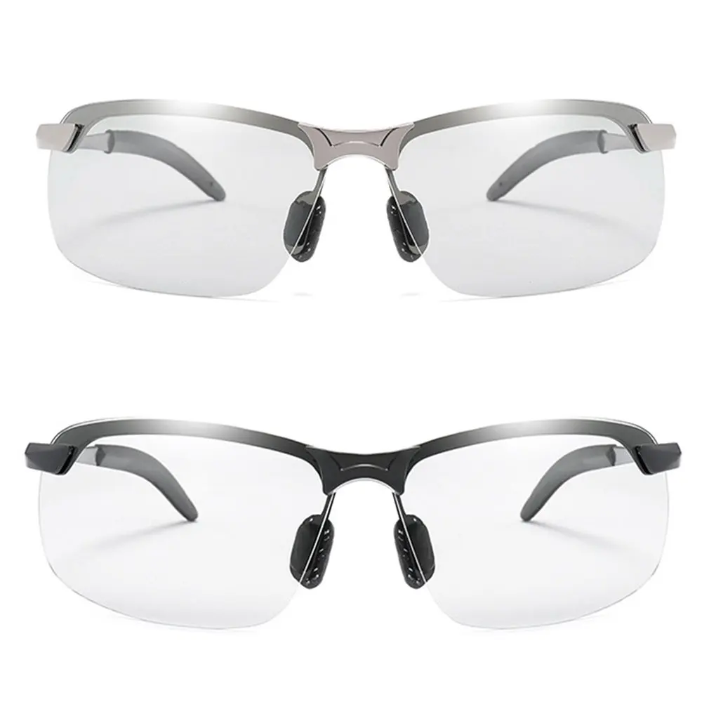 Классические водительские фотохромные солнцезащитные очки мужские Поляризованные Хамелеон обесцвечивание солнцезащитные очки для мужчин антибликовые очки 3043