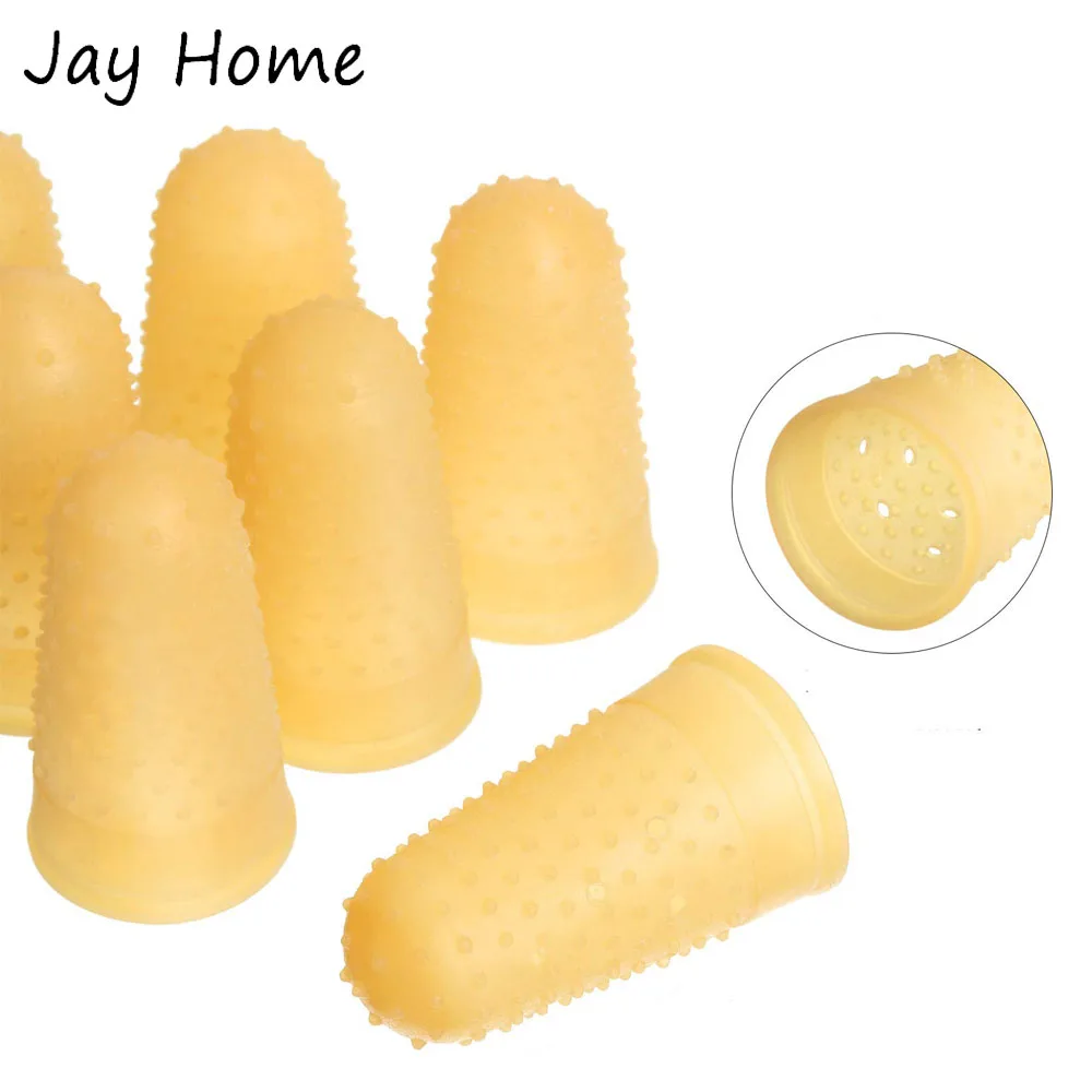 4/8PCS Rubber Fingers Tip Fingers Covers Rubber Finger Pads Grips