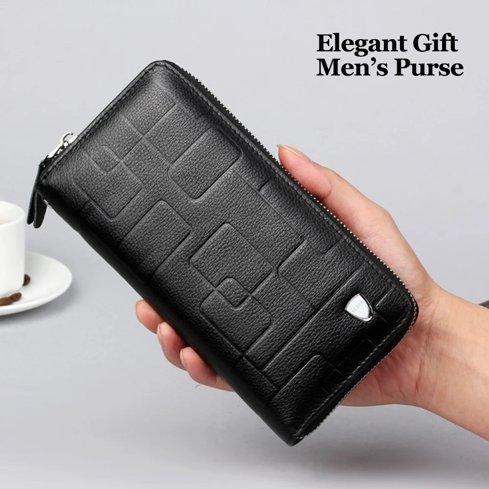 High Quality Men's Leather Wallet | Genuine Leather Card Holder Big - New  Fashion - Aliexpress