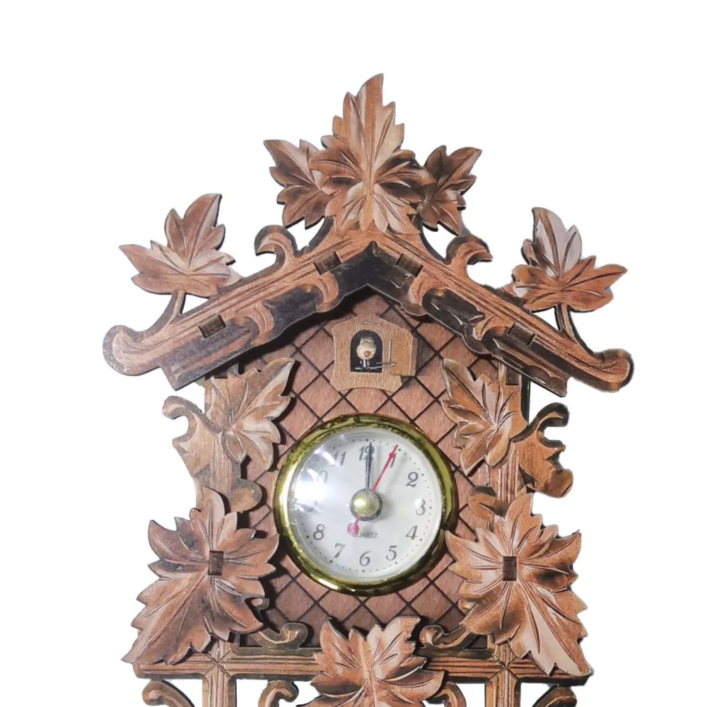 Wooden Cuckoo Clock Vintage Wall Hanging Clock Home Ornament Wall Decor For Living Room Office wall clock for bedroom