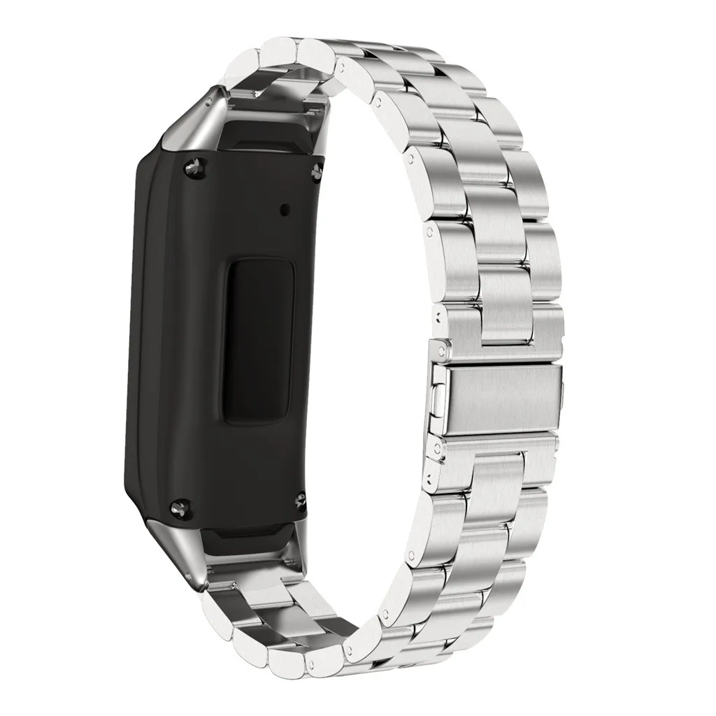 Браслет из нержавеющей стали с быстросъемным ремешком для samsung Galaxy Fit роскошный модный браслет розовое золото
