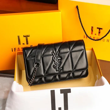 

New Famous Designer Women's Handbag Fashion Luxury Brand Shoulder Bag Messenger Messenger Bag Female PU Leather Designer Handbag
