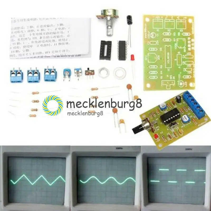 

ICL8038 Monolithic Function Signal Generator Module DIY Kit Sine Square Triangle