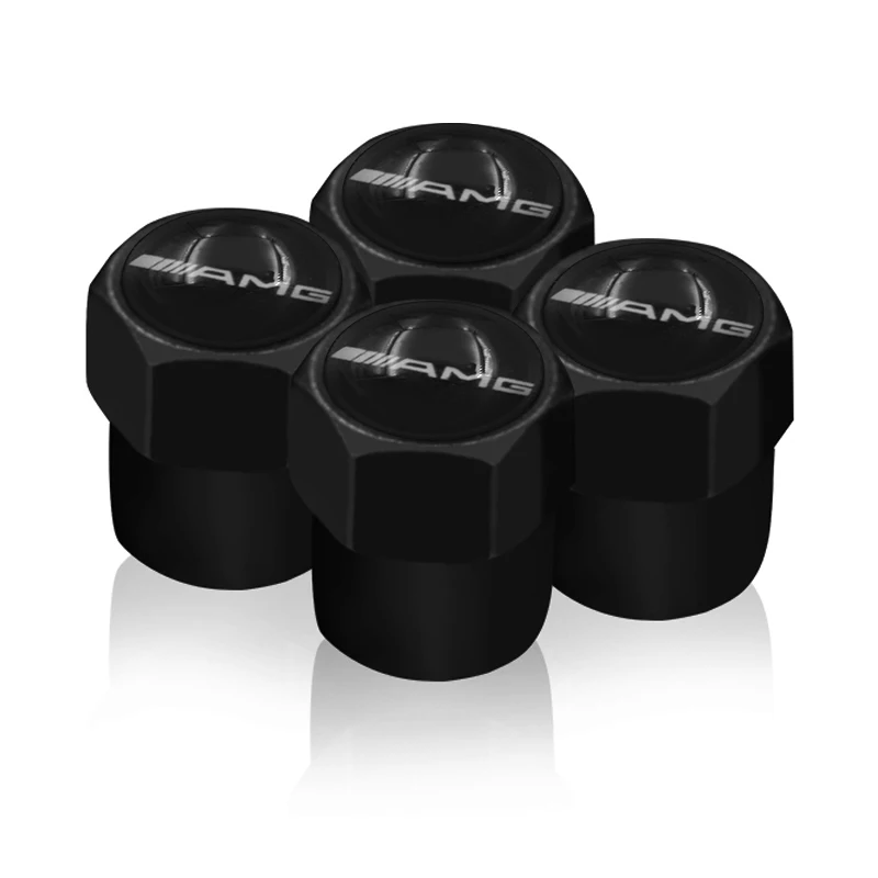 

4 pcs metal Car Wheel Tire Valve cap Tyre Stem Air cover For Mercedes-Benzs AMG GLC GLE CLA GLA W205 W211 W213 Car Accessories