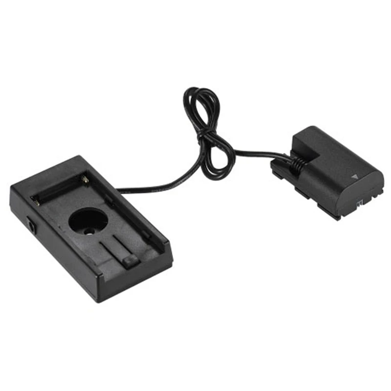 F970 NP-F Series Battery Power Supply Plate Mount System with Full-Decoding Dummy Battery for Canon LP-E6 DC Battery for Canon 5