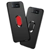 Asus ZenFone 7 Pro Case Luxury Soft Black Silicone Magnetic Car Holder Ring Phone Cover for Asus ZenFone 7 Pro ZS671KS Fundas 1