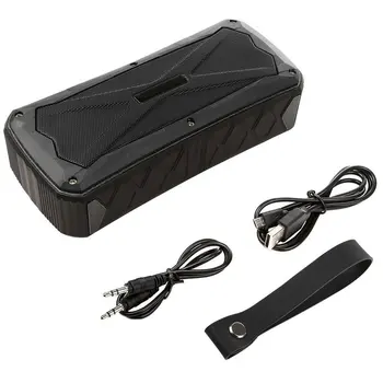 

S610 Heavy Bass Waterproof Outdoor Bluetooth Speaker 4500mAH Power Bank Portable 3D Stereo Wireless Riding Sport Speaker TF Mic
