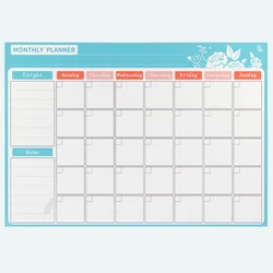 Tableau blanc magnétique Flexible pour réfrigérateur, planificateur hebdomadaire et mensuel, aimant pour réfrigérateur, dessin de messages quotidiens 