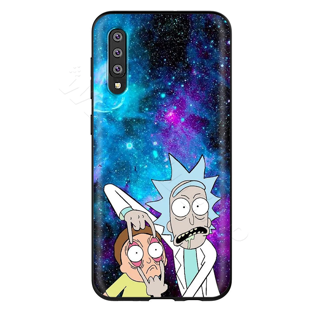 Webbedepp Рикки художественный чехол для samsung Galaxy S7 S8 S9 S10 Edge Plus Note 10 8 9 A10 A20 A30 A40 A50 A60 A70 - Цвет: 6