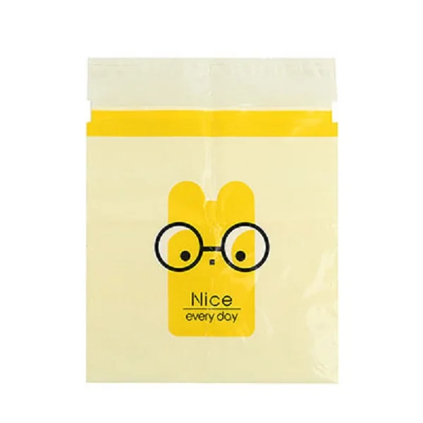 25pcs Yellow Bags Держатель для мусорного мешка, держатель для мусорного мешка, кухонный шкаф для мусора, дверь, задний подвесной ящик, стеллаж для хранения шкафчик, стеллаж для мусора - Цвет: 25pcs Yellow Bags