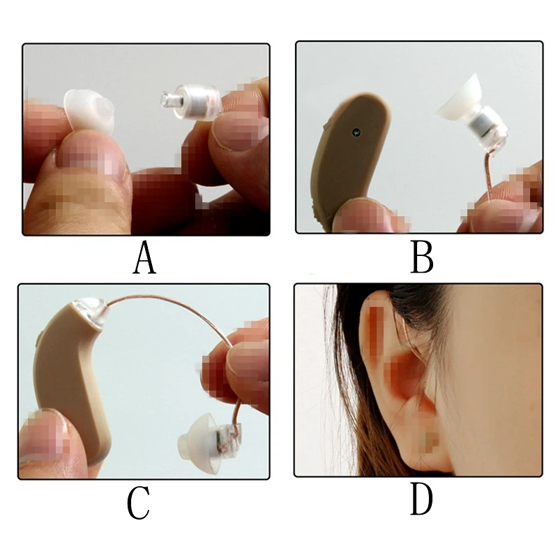 Cena 203 nowe ucho najlepszy wzmacniacz dźwięku regulowany ton aparat słuchowy małe aparaty słuchowe BTE najlepszy dźwięk wzmacniacz głosu