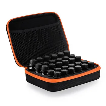 

30 Grids Portable Essential Oil Storage Case Large Capacity With Handle Travel Zipper Shockproof Makeup Bag EVA Anti Impact