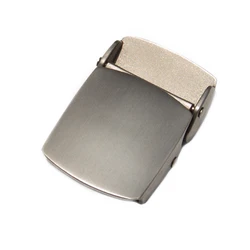 Fivela de cinto para 38mm de largura e 2mm de espessura, fecho suave para cinto, fivela automática de liga metálica, fivela de cinto masculino prateado
