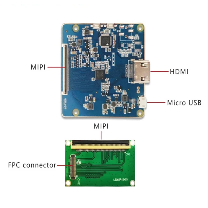 Display Lcd para Visor Afiado 1440x2560 Painel Hdmi-compatível com Mipi para Impressora 3d Placa Remover com Luz de Fundo 5.5 Unidades 2k - Imagem 5