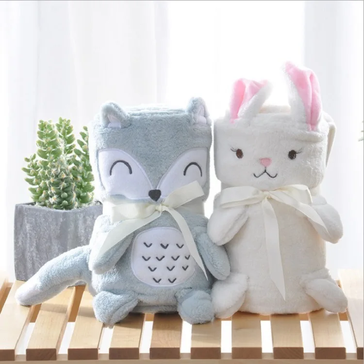 100cm*70cm Cute Lovely cartoon Flannel Bedding Blanket Home Sleeping Bag for Toddler Baby Children