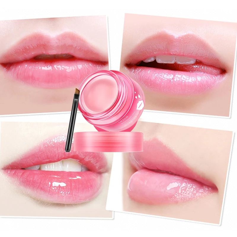 Strawberry Lip Mask 20g Lip scrub cacao labios lip care plump pink lips cream lips wrinkle powder exfoliater maximizer
