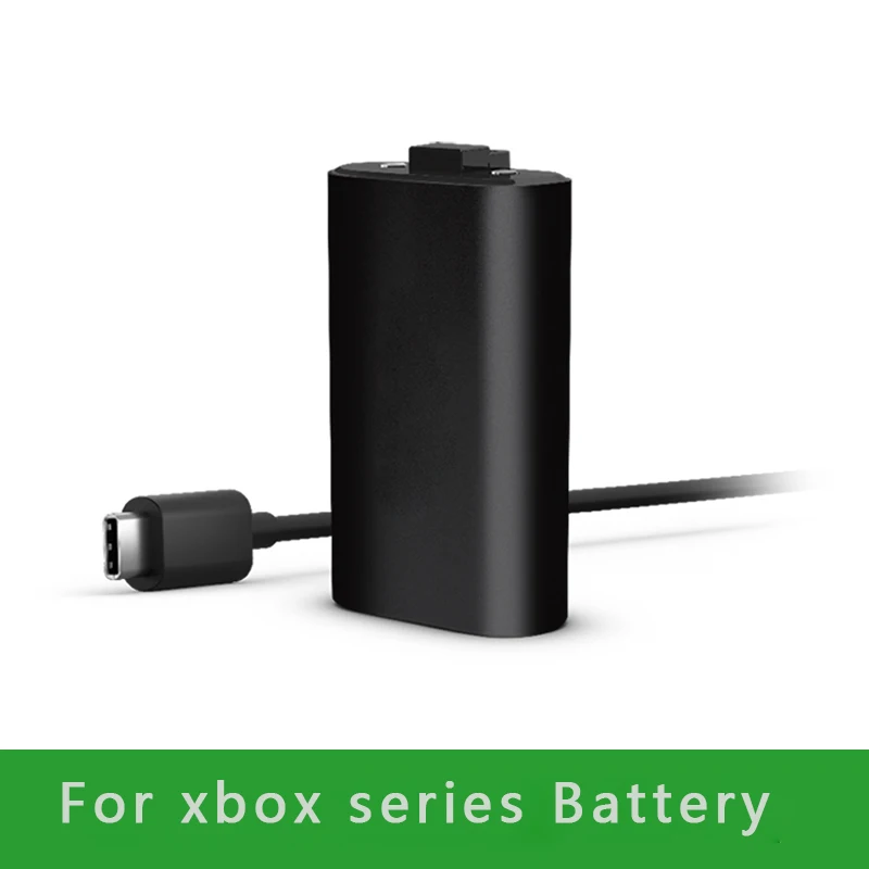 Bateria Recarregável para Xbox Series s x Cabo de Carregamento tipo c Controladores de Jogo sem Fio Baterias de Substituição 2x 2.5m - Image 2