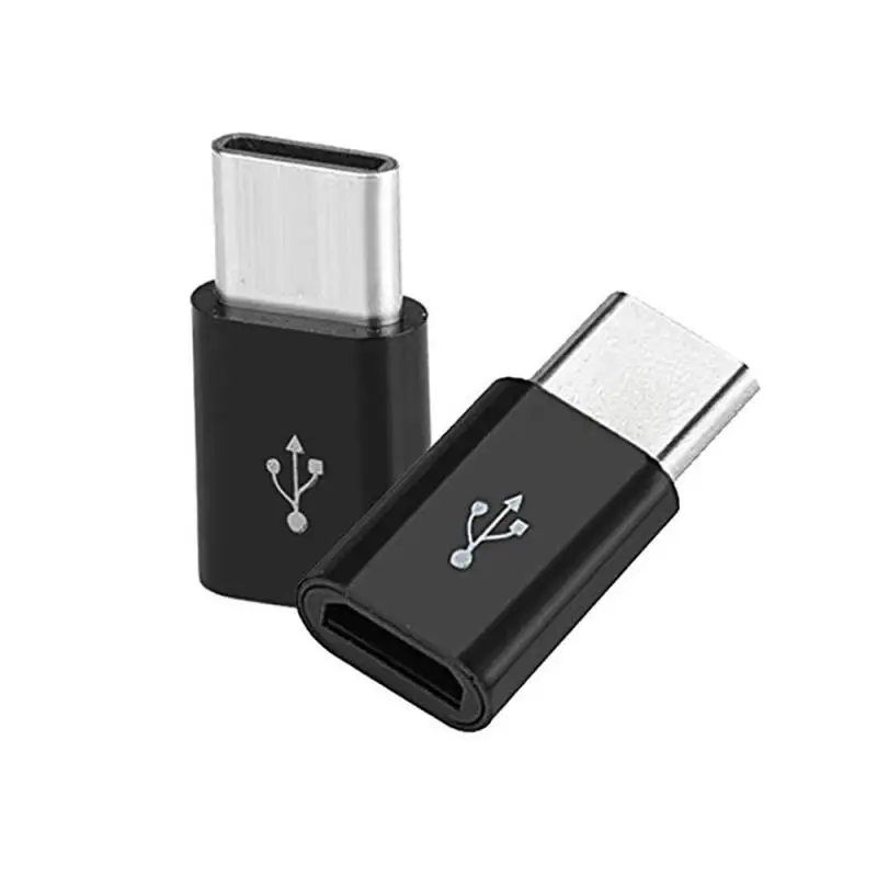 OTG тип-c USB микро конвертер для Android зарядное устройство адаптер линия передачи данных Зарядка Великобритания аксессуары для мобильных телефонов Конвертеры - Цвет: 1pc(black)