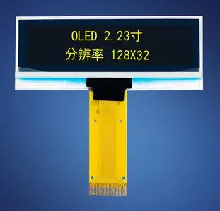 2,23 дюйма 24P SPI синий/зеленый/белый/желтый oled-экран SSD1305 Привод IC 128*32 параллельный/igc интерфейс - Цвет: Yellow Display