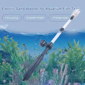 

Aquarium Vacuum Cleaner Water Filter Fish Tank Sand Remover Battery Syphon Operated Filter Gravel Cleaner Aquarium Cleaning Tool