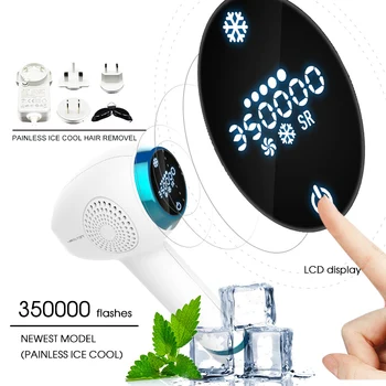 

Lescolton 3in1 IPL Epilator Laser Hair Removal Machine ICECOOL Permanent for Female Bikini Body Face Electric Depilador a Laser