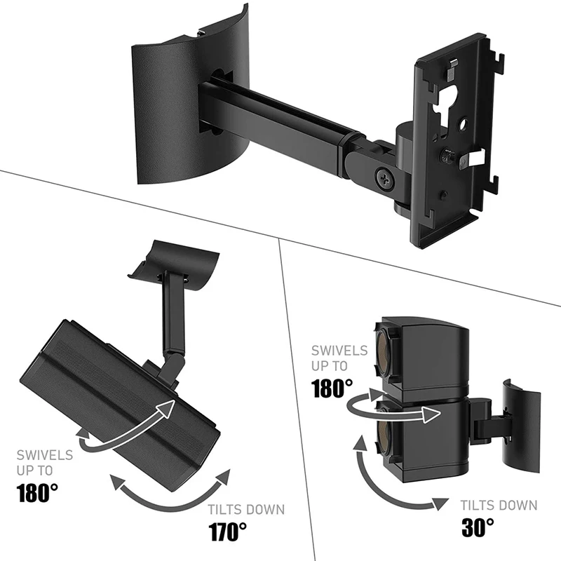 suporte de montagem na parede UB-20II 535 525 550 preto