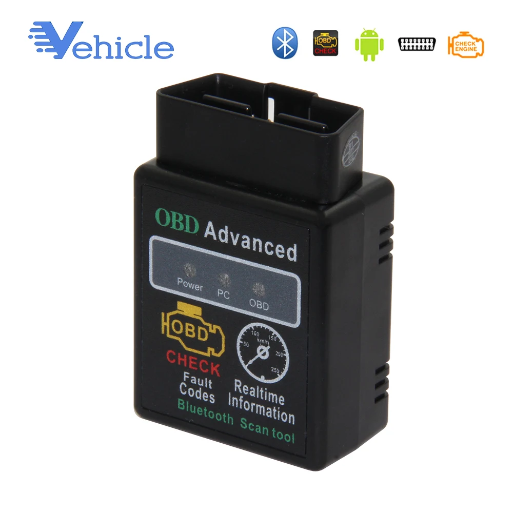 Super Mini ELM327 Bluetooth Интерфейс V1.5 OBD2 II автомобильный диагностический инструмент ELM 327