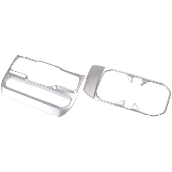 

1Pcs Car-Styling Water Cup Stand Decoration Trims Sticker & 1pcs Window Control Panel Decoration Sticker for Jeep