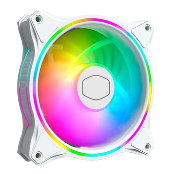 

MF120 HALO 120mm PC Case Fan Dual Loop ARGB Fan 5V Addressable RGB Lighting Cooler CPU Cooling PWM Silent Fan Liquid Radiator