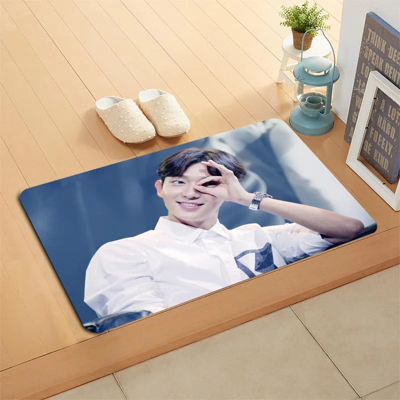 Новое поступление ли Джун GI KPOP коврик для дома фабричного производства Нескользящие ковер Гостиная/прихожей коврик для ванной Рождественский подарок - Цвет: 3