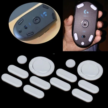

2 Sets/pack Tiger Gaming Mouse Feet Mouse Skate For Logitech G304 G305 Mouse White Teflon Mouse Glides Curve Edge