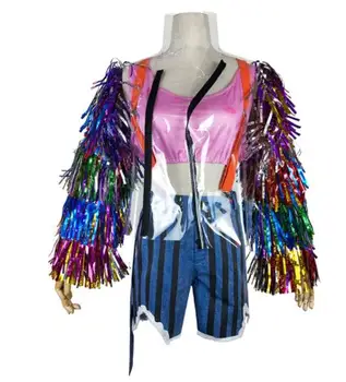 

new the film Birds of Prey: And the Fantabulous Emancipation of One Harley Quinn cosplay High-quality clothing Halloween