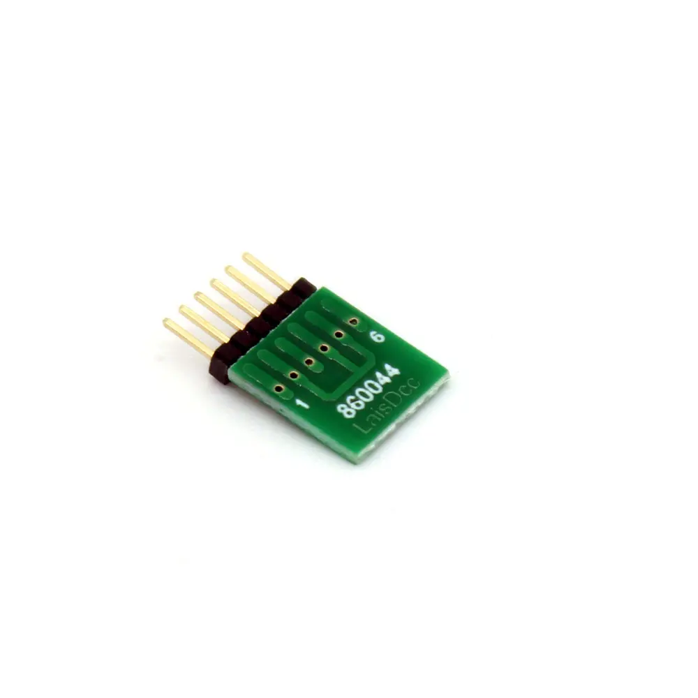 6 Pin Decoder Blanking Plug for Model Railway Trains (Straight) 860044 for NEM651 DCC Ready Locomotive/LaisDcc Brand Electric Train Set Mobile Loco Decoder