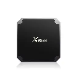 X96mini Android 7,1 Smart tv BOX Amlogic S905W 1 ГБ 8 ГБ 2 Гб 16 Гб четырехъядерный Поддержка 2,4G беспроводной wifi медиаплеер приставка