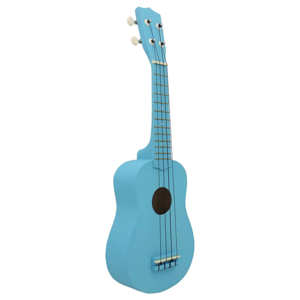 Blue 21 ''4 струны Гавайские гитары, Гавайские гитары, музыкальный инструмент для начинающих - Цвет: Blue