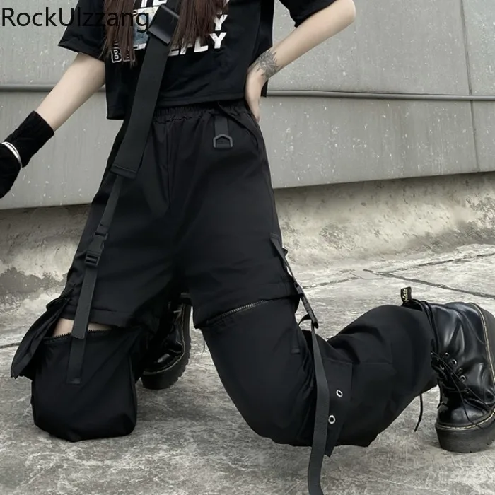 Techwear Belt Ribbon Pocket Cargo 