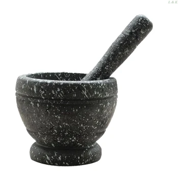 

Resin Mortar Pestle Tool Set 11 Cm Large Mortar Kitchen Herbs Spices Food Shredi PXPC