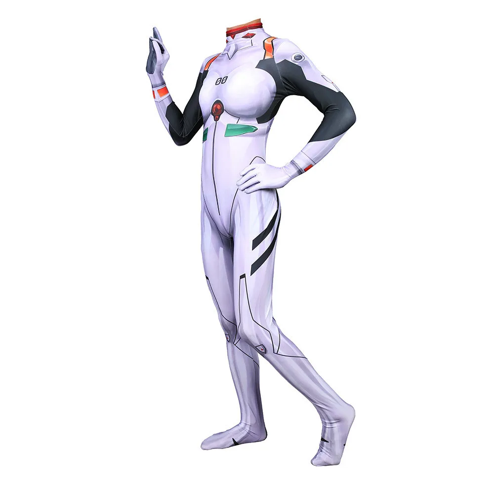 Японское аниме NEON GENESIS EVANGELION EVA Ayanami Adult Детский комбинезон-унисекс для взрослых костюм зентай на Хэллоуин