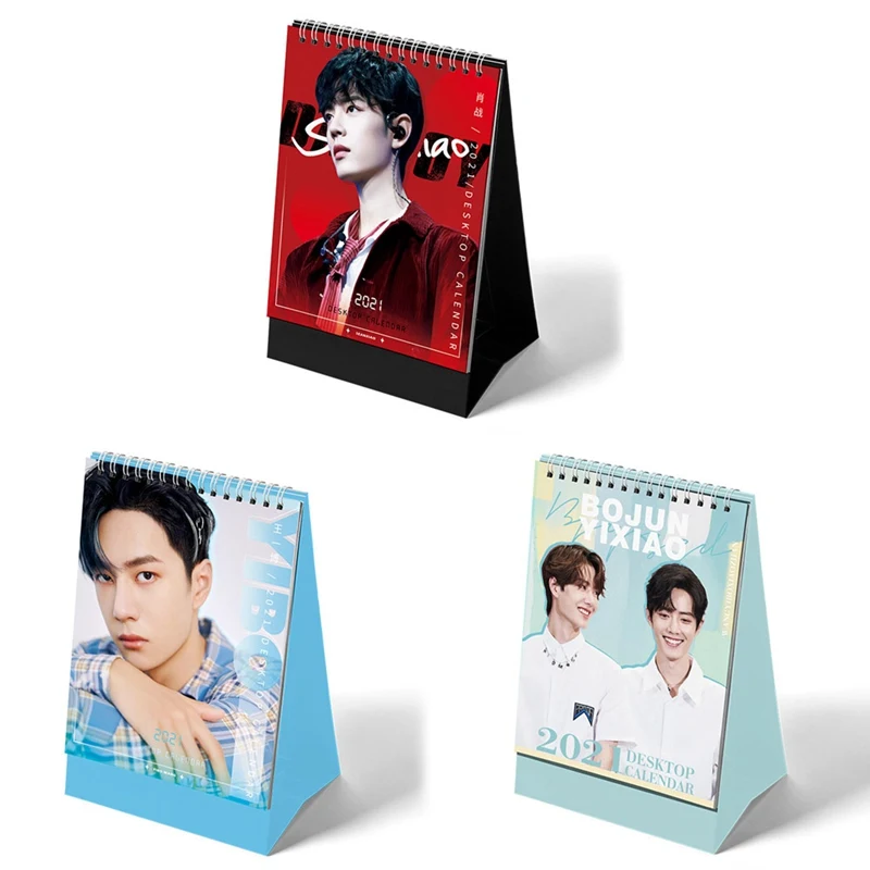 

2021 2022 The Untamed Xiao Zhan, Wang Yibo Calendar Chen Qing Ling Desk Calendars Daily Schedule Planner