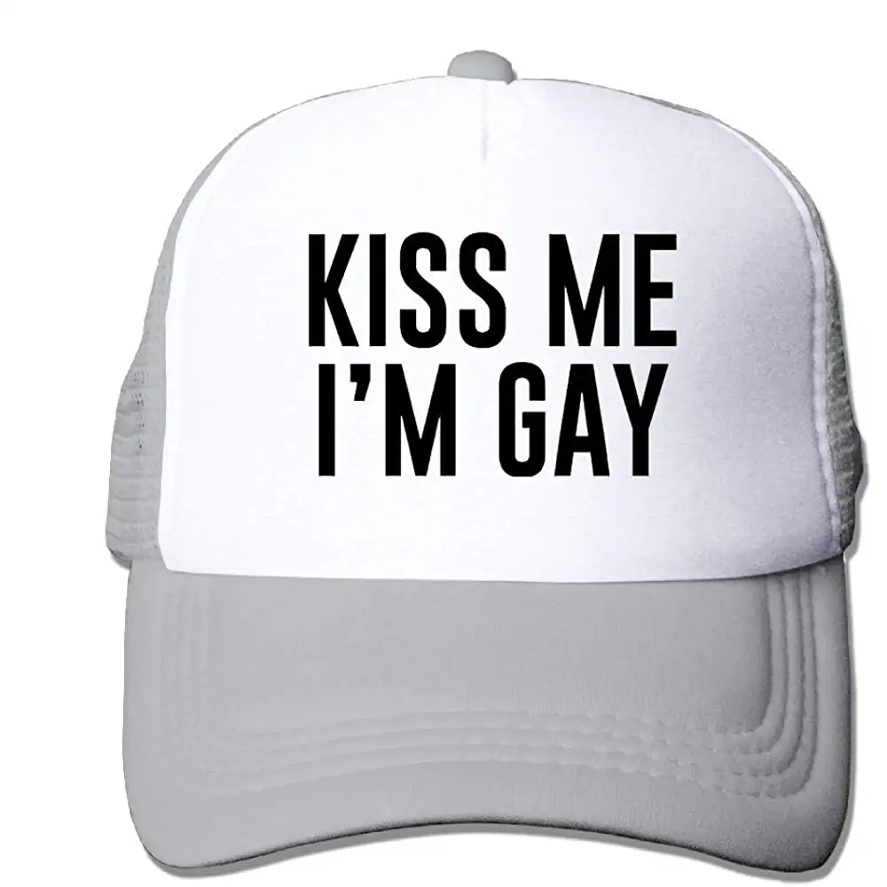 HHNYL Kiss Me I'm Gay сетчатые бейсболки, бейсболки
