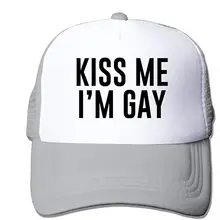 HHNYL Kiss Me I'm Gay сетчатые бейсболки, бейсболки