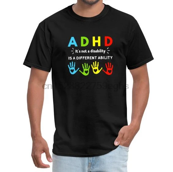 Men tshirt ADHD Awareness T shirt - Men's T-Shirt women tees top |