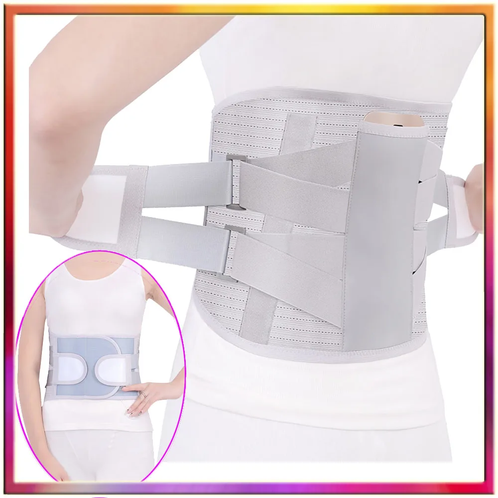 

Lumbar Support Belt Waist Back Lumbar Spine Brace Adjustable Back Support Belt Lumbar Disc Herniation Strain Self-heating Belt