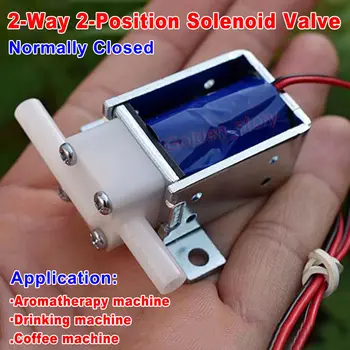 

DC 12V Micro Electric Solenoid Valve N/C Normally Closed Water Air Control Valve