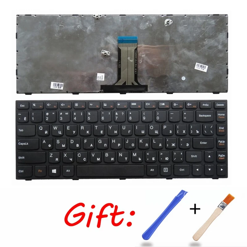 RU черная новая клавиатура для ноутбука lenovo FLEX2 Flex 2 14 Flex 2 14D русская