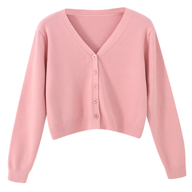 Girls Cardigan Knitted Harajuku Sweater 