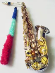 Новый высококачественный альт саксофон инструменты никелированный Серебряный альт мундштук саксофона и чехол