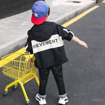 

Best Selling Brand Boy Clothing 2020 Spring and Autumn New Coat Boy Long Sleeve Jacket Zipper Hooded Windbreaker Jacket 3-12Y