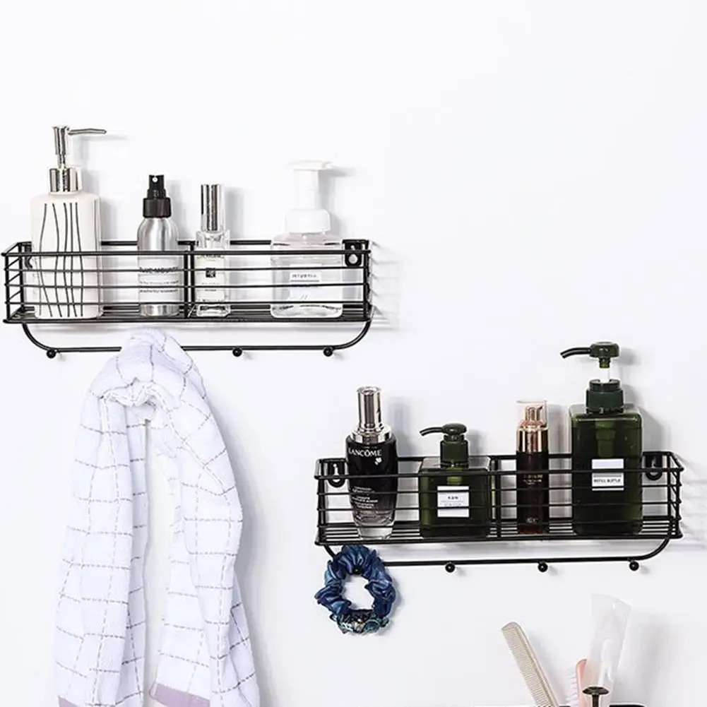 Nordic Minimalist Ins Metal Hook Rack Wall Decoration Bathroom Multifunctional For Home Storage Supplies | Дом и сад