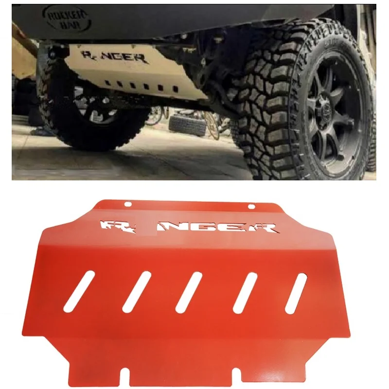 

EXTERIOR AUTO ACCESSORIES engine skid plate motor bottom panel splash guard engine protecting plate FIT FOR RANGER T6 T7 2012-18